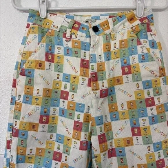 Cools Club California Pants Cocktail Hour High Waisted Straight Leg Jeans Size 6 - Picture 3 of 9